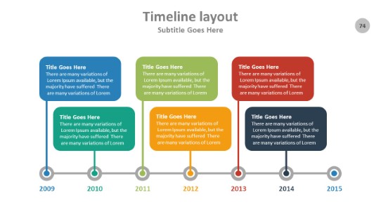 Timeline 074 PowerPoint Infographic pptx design