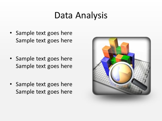 Analyze Chart Data B PowerPoint PPT Slide design