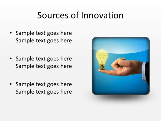 Bright Idea Innovation PowerPoint PPT Slide design
