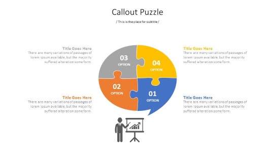 CallOut Puzzle 2 PowerPoint PPT Slide design