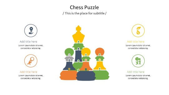 Chess Puzzle PowerPoint PPT Slide design