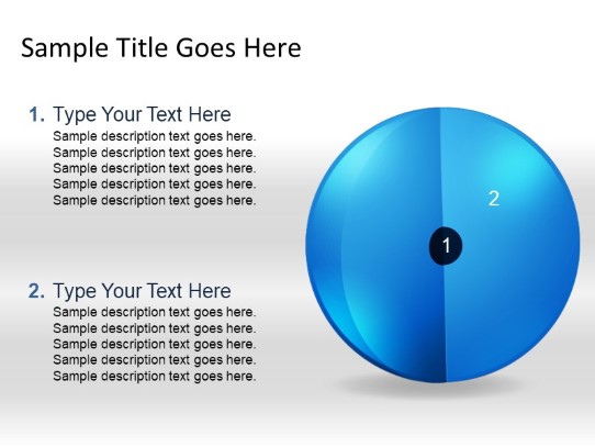 Targetsphere B 2lightblue PowerPoint PPT Slide design