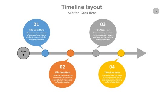 Timeline Circles PowerPoint PPT Slide design
