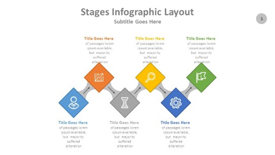Timeline Squares PowerPoint PPT Slide design