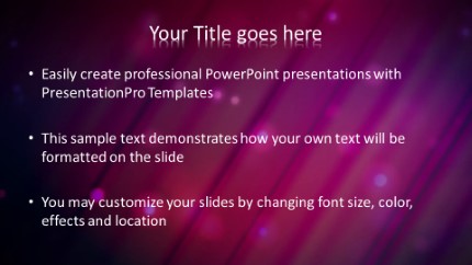 Abstract 0015 Widescreen PowerPoint Template text slide design