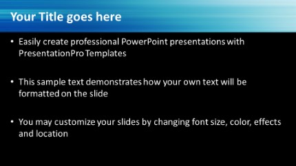 Horizontal Abstract Widescreen PowerPoint Template text slide design