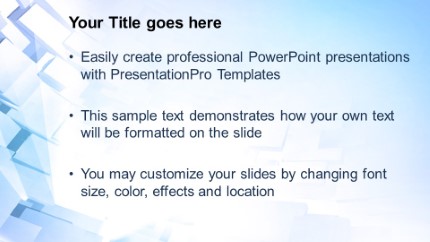 Light Wall Widescreen PowerPoint Template text slide design