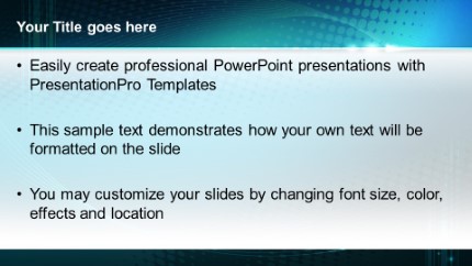 Lightmotion Turquoise Widescreen PowerPoint Template text slide design