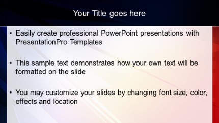Multi Fusion Blue Widescreen PowerPoint Template text slide design