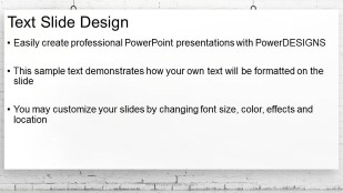 wall art wide PowerPoint Template text slide design