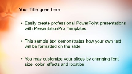 Space Pod Widescreen PowerPoint Template text slide design