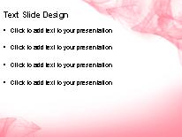 Abstract Abyss Red PowerPoint Template text slide design
