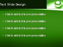 Bearings Green PowerPoint Template text slide design
