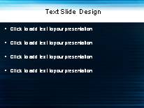 Blue Lined PowerPoint Template text slide design