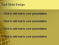 Curvedout Gold PowerPoint Template text slide design