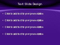 Curvy Pattern Purple PowerPoint Template text slide design