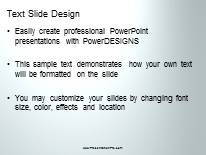 Graydient 01 PowerPoint Template text slide design