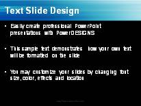 Horizontal Abstract PowerPoint Template text slide design