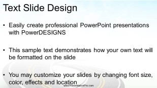 Intersecting Roads 02 Widescreen PowerPoint Template text slide design