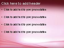 Lucid Pink PowerPoint Template text slide design