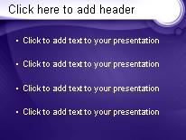 Mechanical Purple PowerPoint Template text slide design