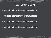 Motion Wave Gray2 PowerPoint Template text slide design