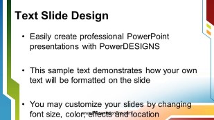Parallel Direction 01 Widescreen PowerPoint Template text slide design