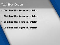 Pillars Blue PowerPoint Template text slide design