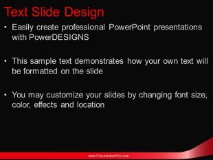 Rainbow Lines Dark PowerPoint Template text slide design
