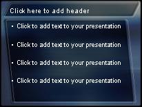 Razor PowerPoint Template text slide design