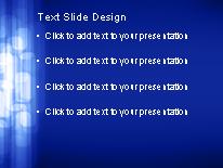 Rectangular Motion Blue PowerPoint Template text slide design