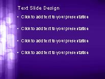 Rectangular Motion Purple PowerPoint Template text slide design