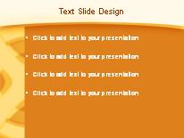 Rims Orange PowerPoint Template text slide design
