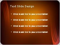 Ringed Orange PowerPoint Template text slide design