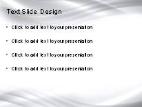 Ripple Glow Gray PowerPoint Template text slide design