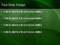 Roundbliss Green PowerPoint Template text slide design