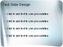 Satin Gray PowerPoint Template text slide design