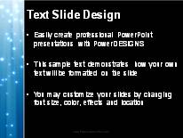 Shimmering Light Beams PowerPoint Template text slide design