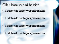 Swirl PowerPoint Template text slide design