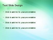 Swirly PowerPoint Template text slide design