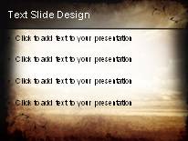 Textural Sky Tan PowerPoint Template text slide design