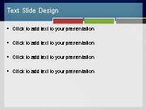 Tricolorbox Blue PowerPoint Template text slide design