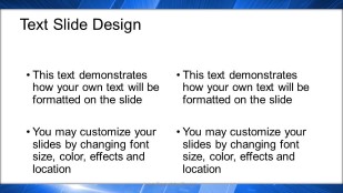 Abstract Technology Widescreen PowerPoint Template text slide design