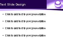 Bearings Purple PowerPoint Template text slide design