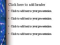 Bluebar PowerPoint Template text slide design