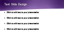 Extremity Purple PowerPoint Template text slide design