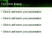 Green Light PowerPoint Template text slide design