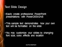 Light Runner PowerPoint Template text slide design