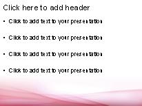 Lucid Pink PowerPoint Template text slide design