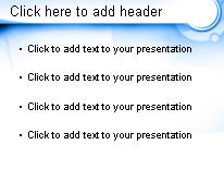 Mechanical Blue PowerPoint Template text slide design